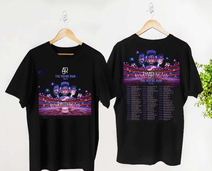 Get Ready For Ajr S Maybe Man Tour 2024 With The Official Band Fan Shirt - Join The Concert! 1