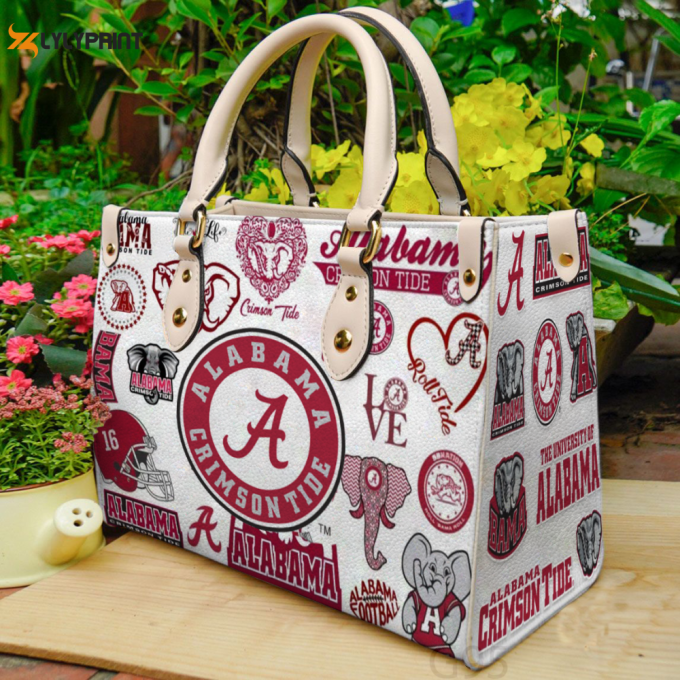 Alabama Crimson Tide A0 Leather Bag G95 1