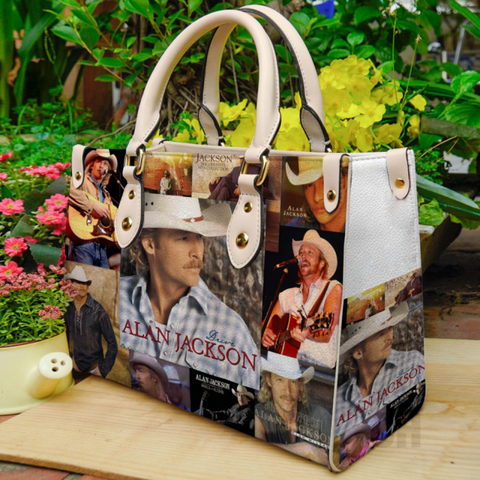 Alan Jackson Lover Leather Bag For Women Gift 2