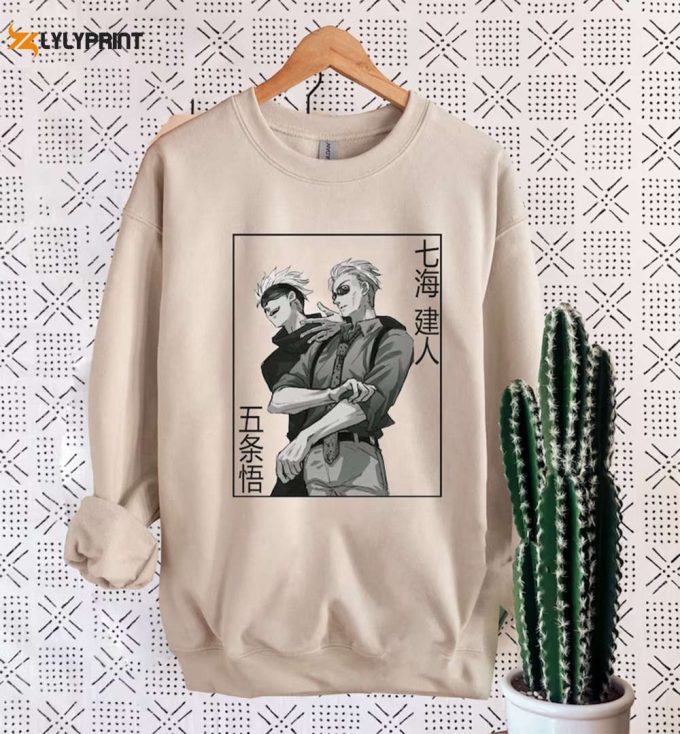 Anime Shirt Collection: Kento Nanami Itadori Gojo - T-Shirt Sweatshirt Hoodie - Perfect Anime Gift For Him 1