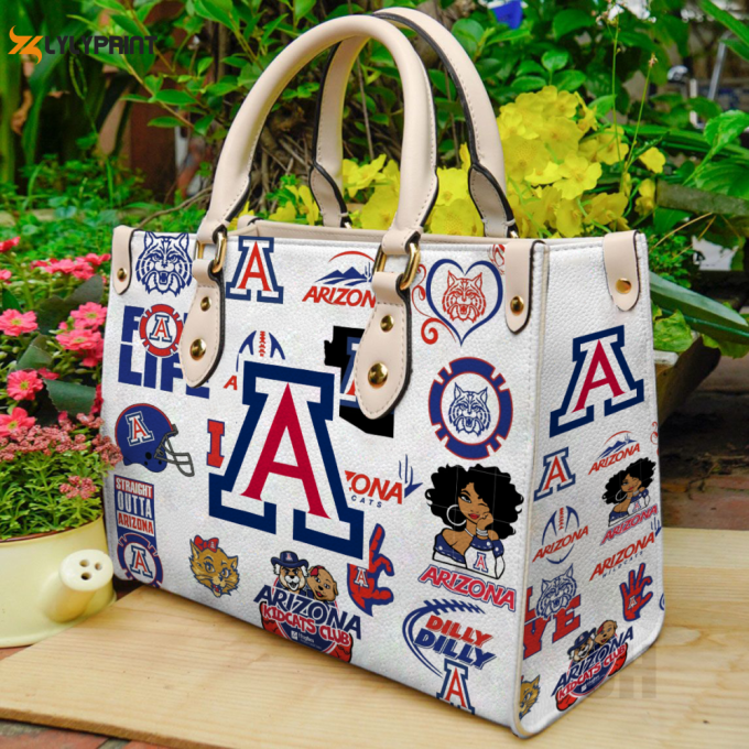 Arizona Wildcats Leather Bag For Women Gift 1