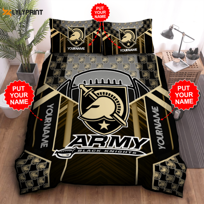 Army Black Knights Duvet Cover Bedding Set Gift For Fans 1