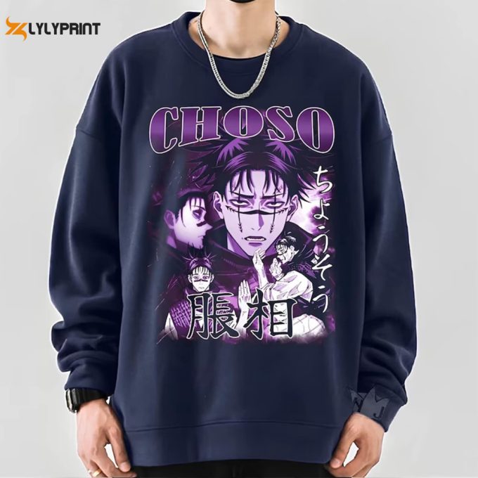 Asethetic Japanese Choso Unisex Sweatshirt Stylish Manga Anime Streetwear 1