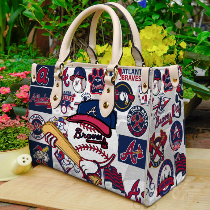 Atlanta Braves 1T Leather Bag G95 2