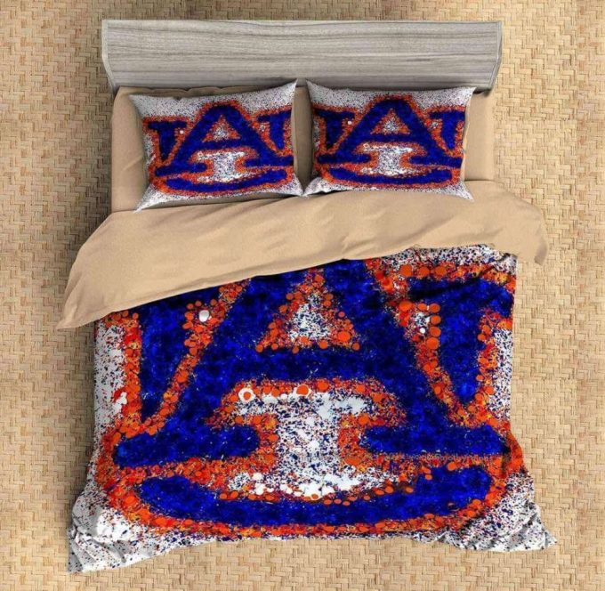 Auburn Tigers Duvet Cover Bedding Set Gift For Fans 2