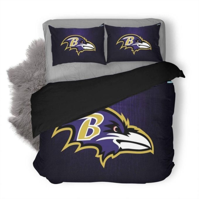 Baltimore Ravens Duvet Cover Bedding Set Gift For Fans 2