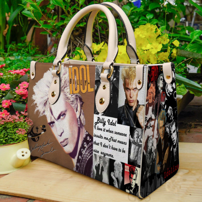 Billy Idol Leather Bag For Women Gift 2