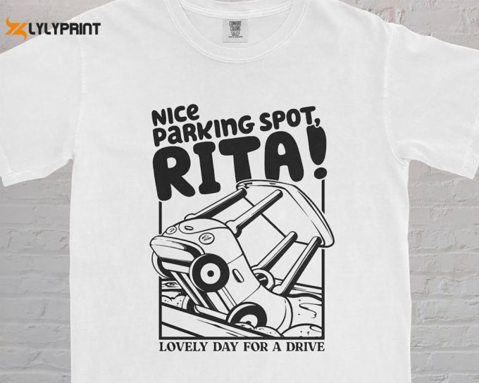 Bluey Nice Parking Spot Rita Shirt | Comfort Colors | Rita | Janet | Bingo 1