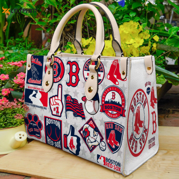 Boston Red Sox Leather Bag For Women Gift 1