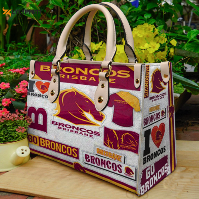 Brisbane Broncos Leather Bag For Women Gift 1