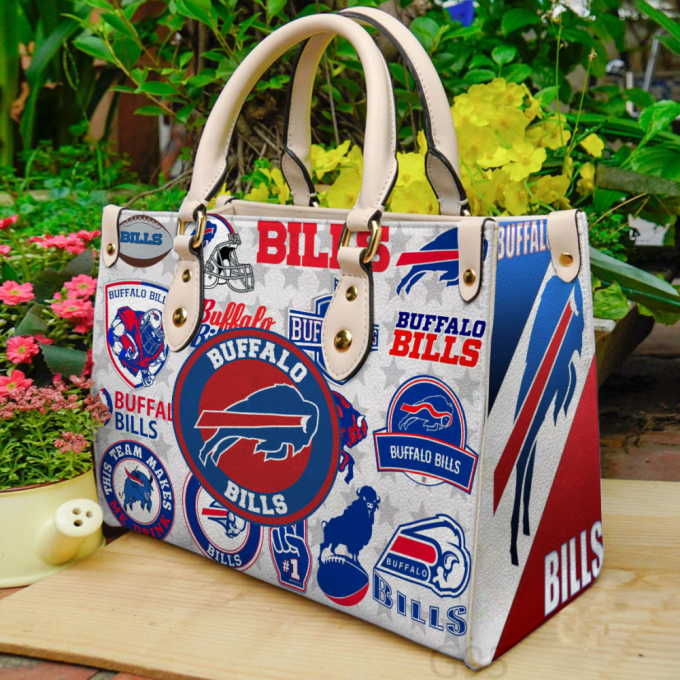 Buffalo Bills Hand Leather Bag For Women Gift 2