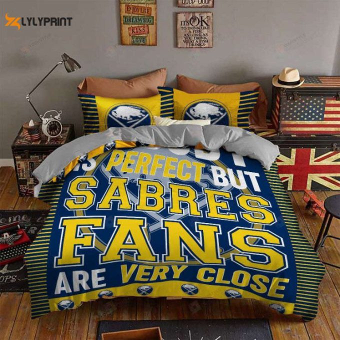 Buffalo Sabres Duvet Cover Bedding Set Gift For Fans 1