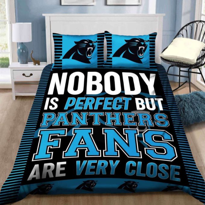 Carolina Panthers Duvet Cover Bedding Set Gift For Fans 2