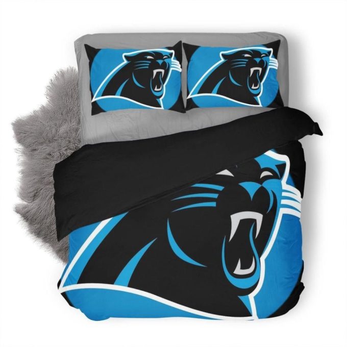 Carolina Panthers Duvet Cover Bedding Set Gift For Fans 2