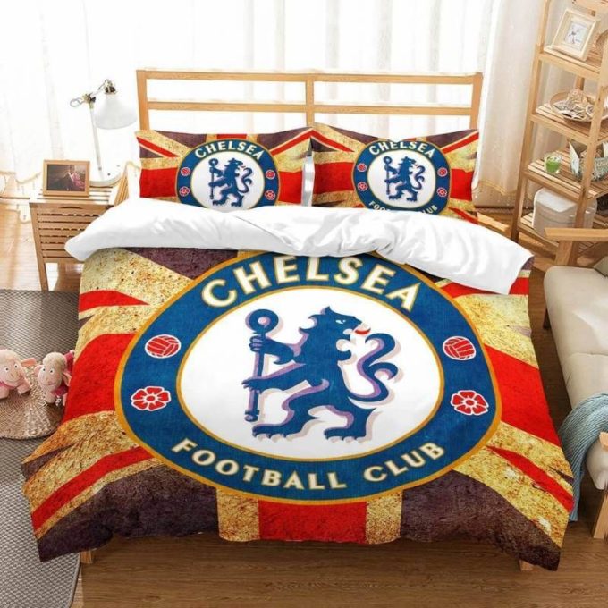 Chelsea Fc Duvet Cover Bedding Set Gift For Fans 2