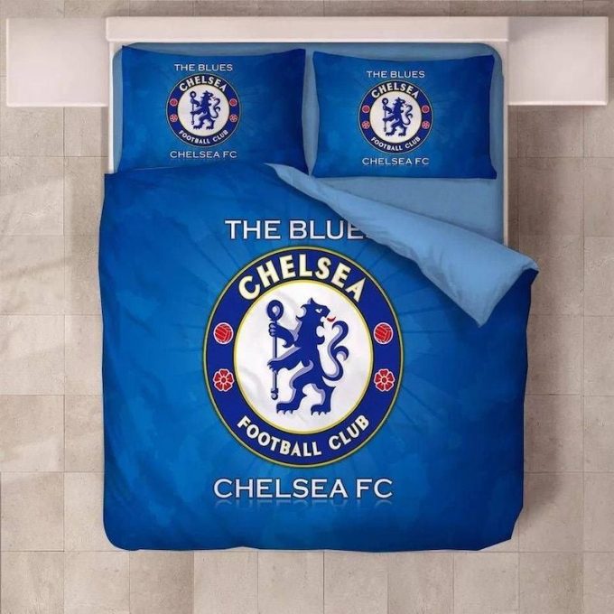 Chelsea Football Club Duvet Cover Bedding Set Gift For Fans 2