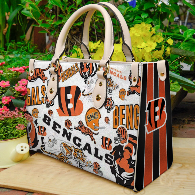 Cincinnati Bengals Love A1 Leather Bag G95 2