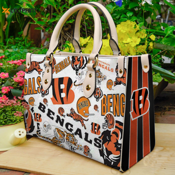 Cincinnati Bengals Love A1 Leather Bag G95 1