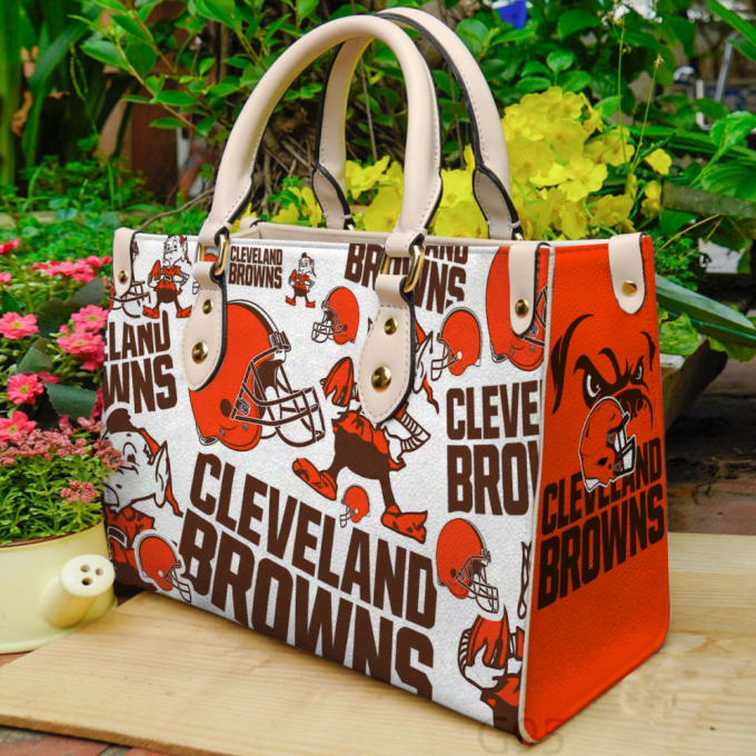 Cleveland Browns A1 Leather Bag G95 2