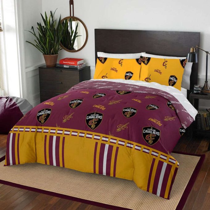 Cleveland Cavaliers Duvet Cover Bedding Set Gift For Fans 2