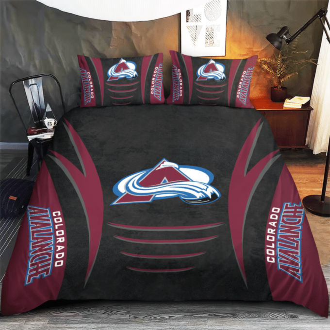 Colorado Avalanche Duvet Cover Bedding Set Gift For Fans 2