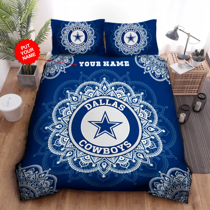 Dallas Cowboys Duvet Cover Bedding Set Gift For Fans 3