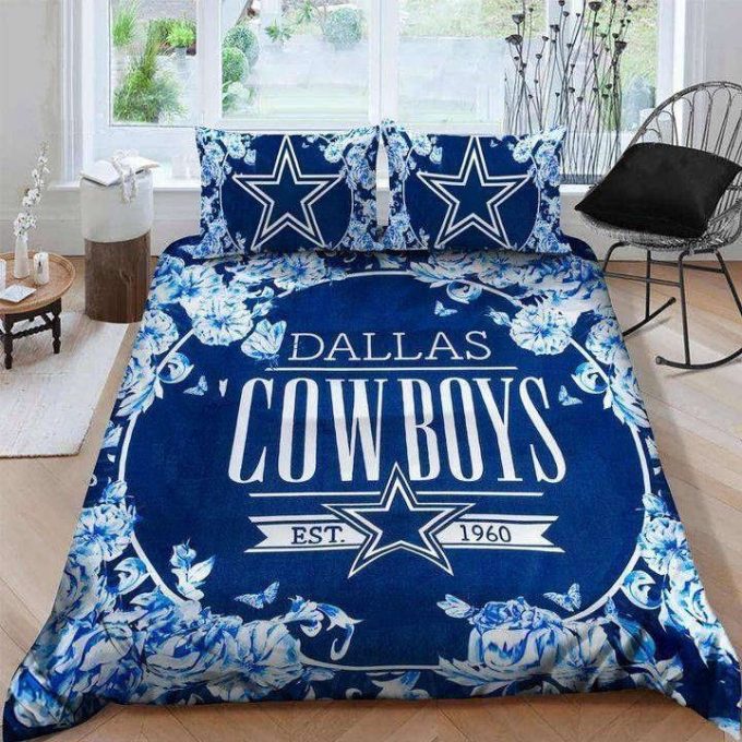 Dallas Cowboys Duvet Cover Bedding Set Gift For Fans 3