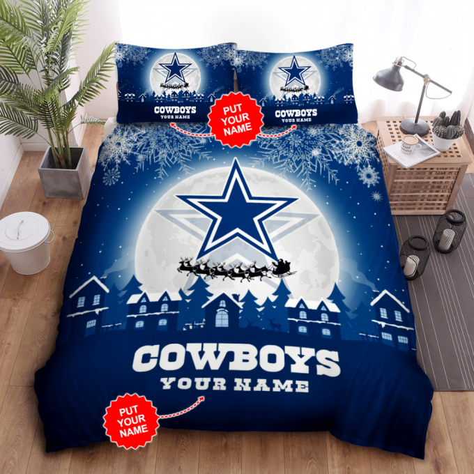 Dallas Cowboys Duvet Cover Bedding Set Gift For Fans 2