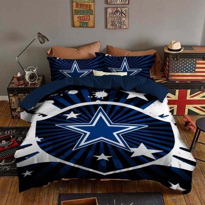 Dallas Cowboys Duvet Cover Bedding Set Gift For Fans 2