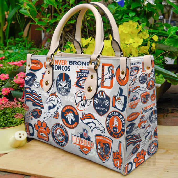 Denver Broncos Lover Leather Bag For Women Gift 2