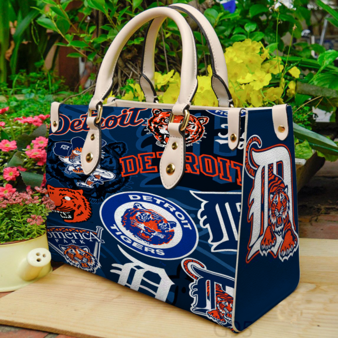 Detroit Tigers Leather Bag For Women Gift 2