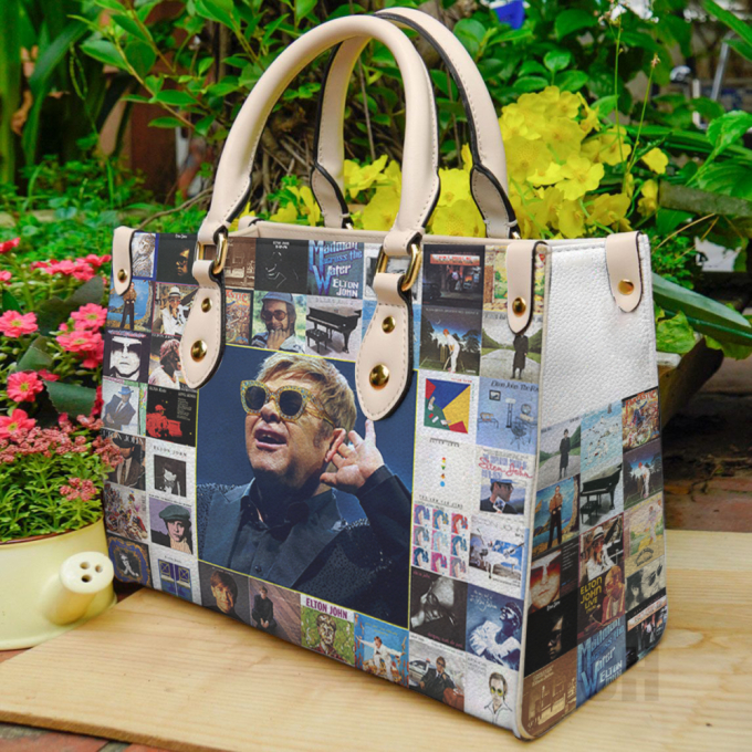 Elton John Lover Leather Bag For Women Gift 2