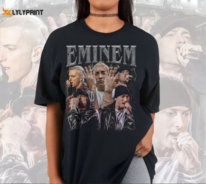 Vintage Eminem Shirt: 90S Sweatshirt Hoodies &Amp;Amp; Graphic Tees - Perfect Rap Music Gift! 1