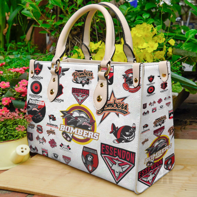 Essendon Football Club Leather Bag For Women Gift 2