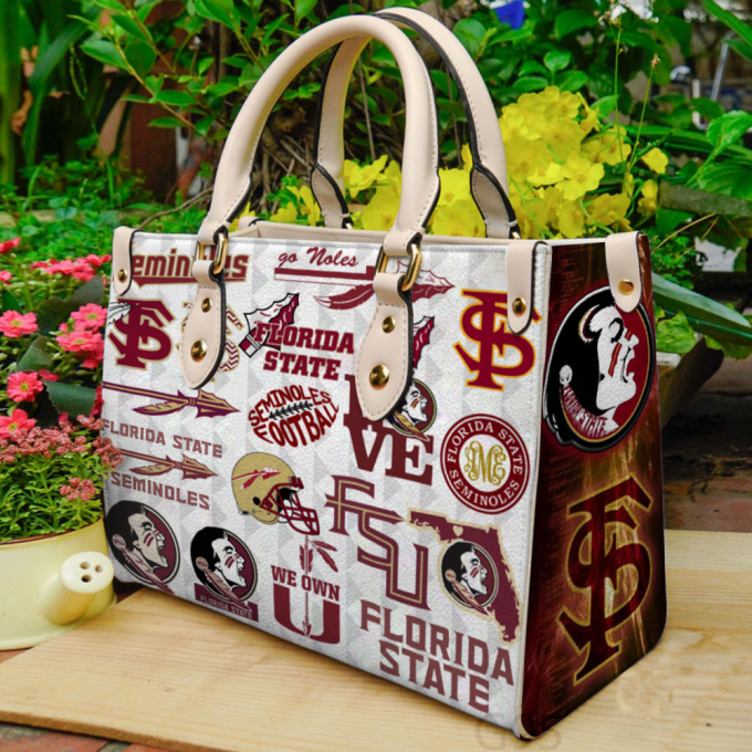 Florida State Leather Bag For Women Gift 2