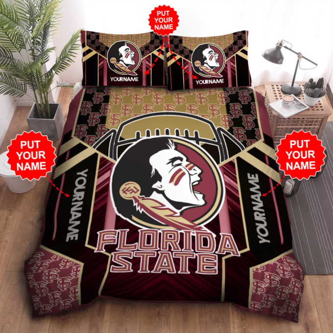 Florida State Seminoles Duvet Cover Bedding Set Gift For Fans 2