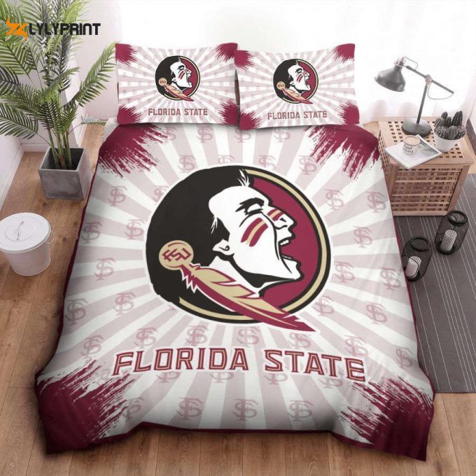 Florida State Seminoles Duvet Cover Bedding Set Gift For Fans 1