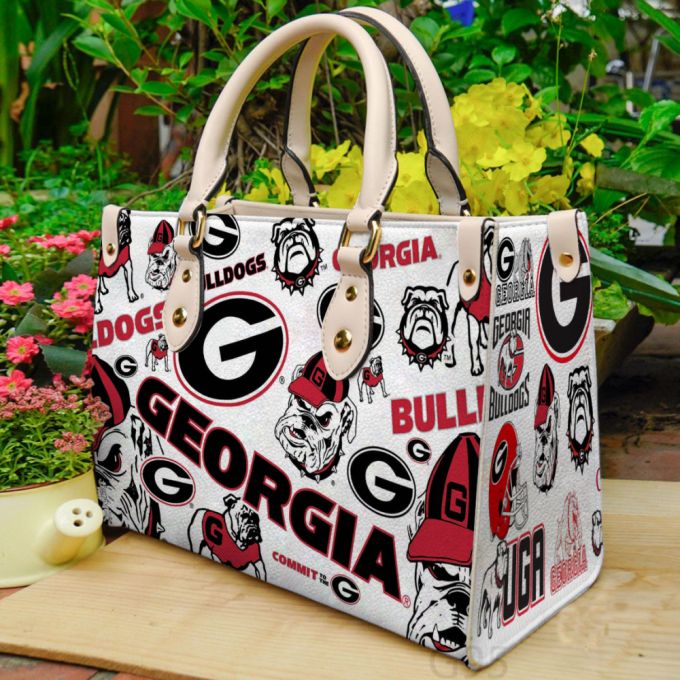 Georgia Bulldogs A1 Leather Bag G95 2