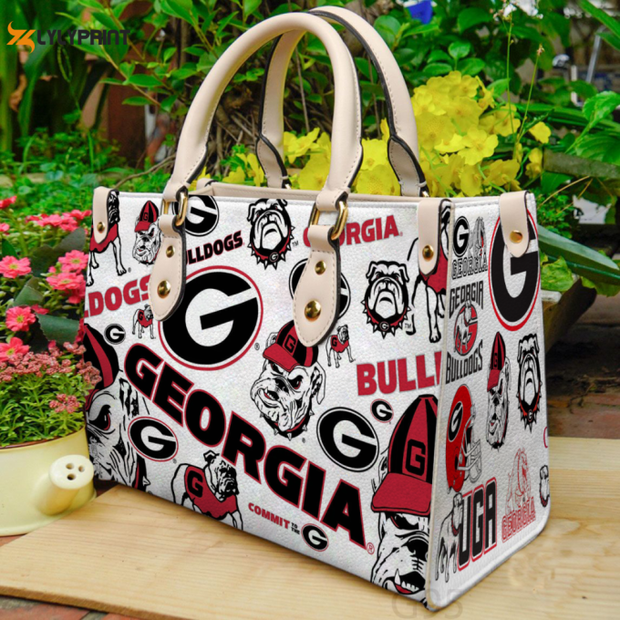 Georgia Bulldogs A1 Leather Bag G95 1