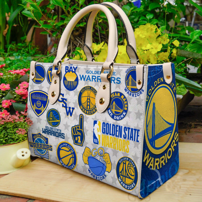 Golden State Warriors Leather Bag For Women Gift 2