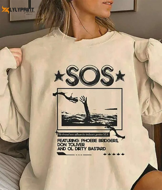 Good Days Sza Sos Album Cover Tee Shirt 1