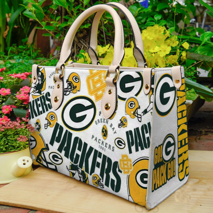 Green Bay Packers Love A1 Leather Bag G95 2