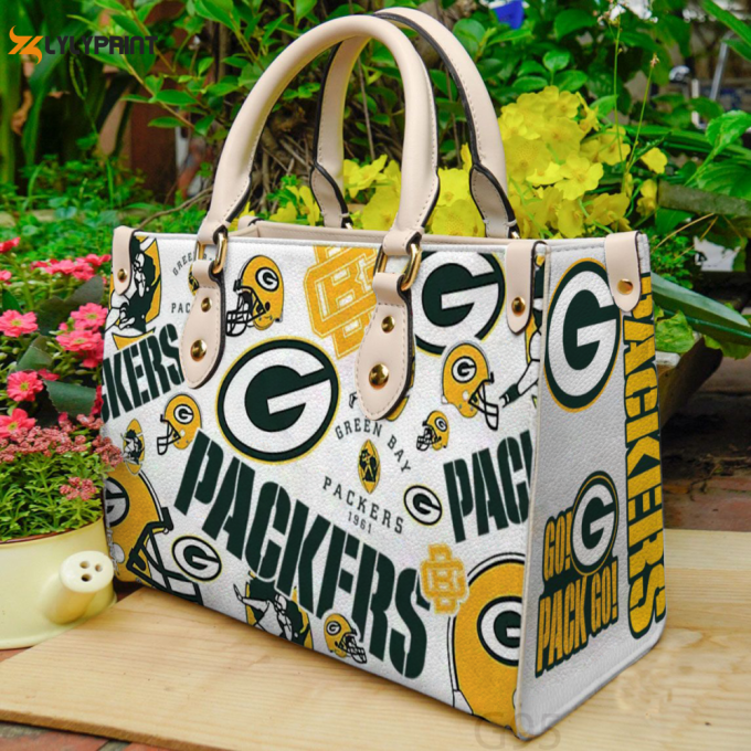 Green Bay Packers Love A1 Leather Bag G95 1