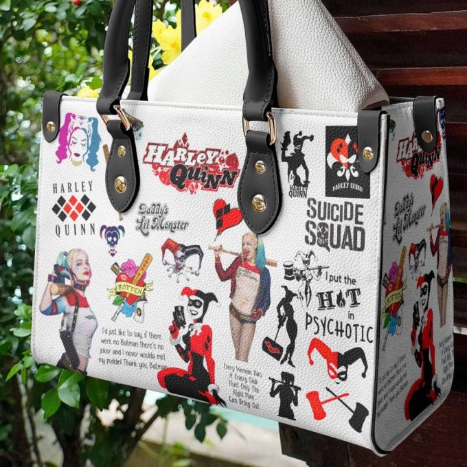 Harley Quinn Leather Bag For Women Gift 2