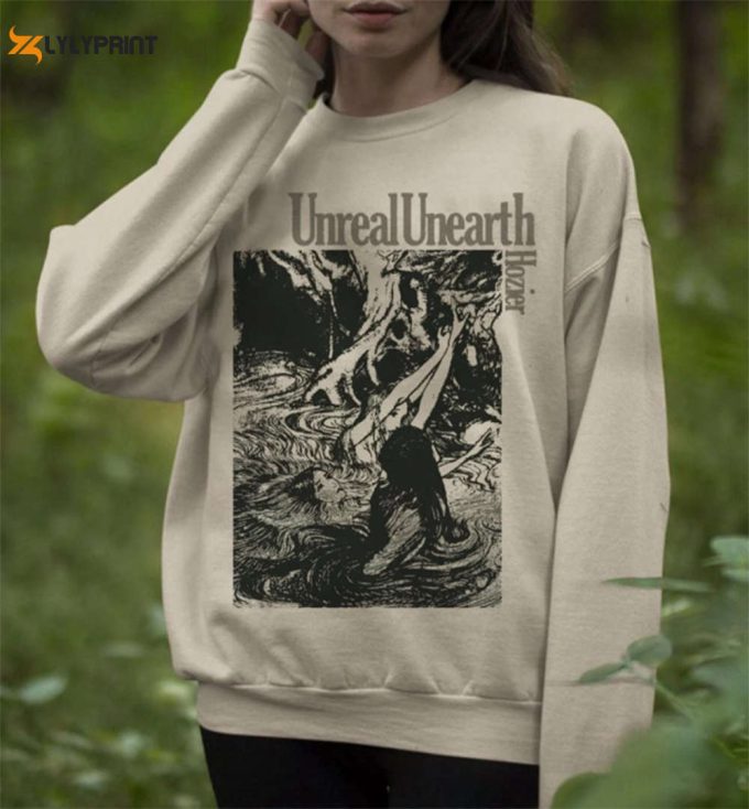 Hozier Unreal Unearth List Shirt, Hozier Music Shirt, No Grave Can Hold My Body Down, Hozier In A Week Shirt, Hozier Unisex Gift Hoodie 1