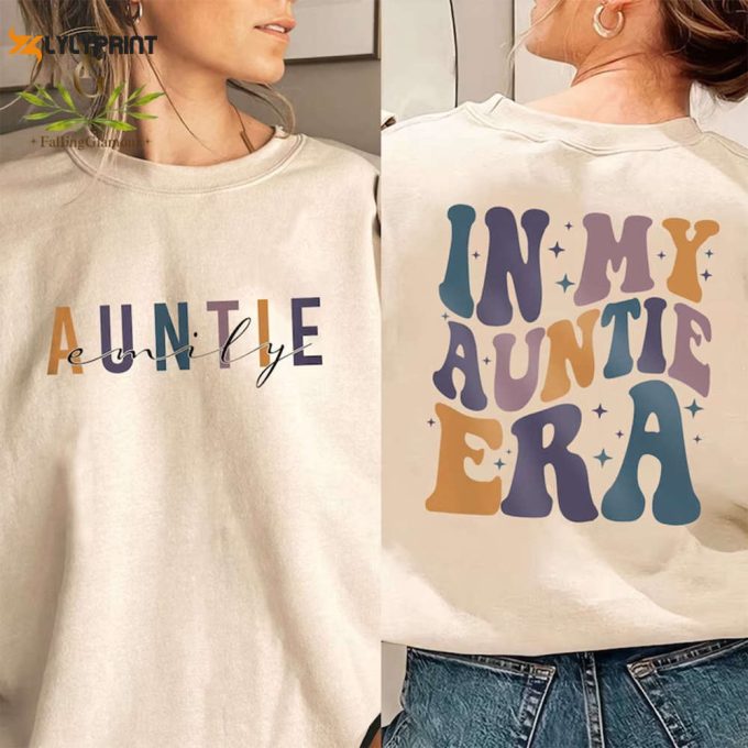 In My Auntie Era Shirt, Aunt Era Shirt, Eras Shirt, Aunt Shirt, Baby Pregnancy Announcement For Aunt, Gift For Aunt, Aunt Birthday Gift 1