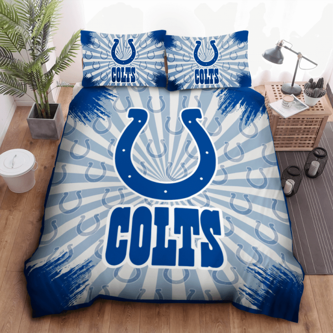 Indianapolis Colts Duvet Cover Bedding Set Gift For Fans 2