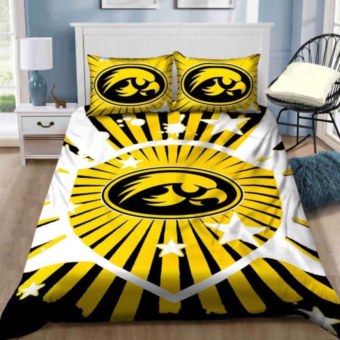 Iowa Hawkeyes Duvet Cover Bedding Set Gift For Fans 2