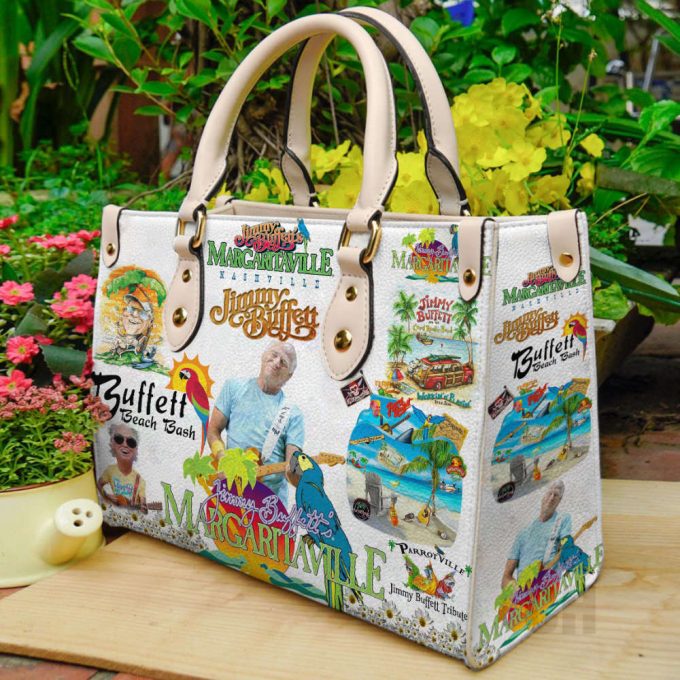 Jimmy Buffett Beach Leather Bag For Women Gift 2