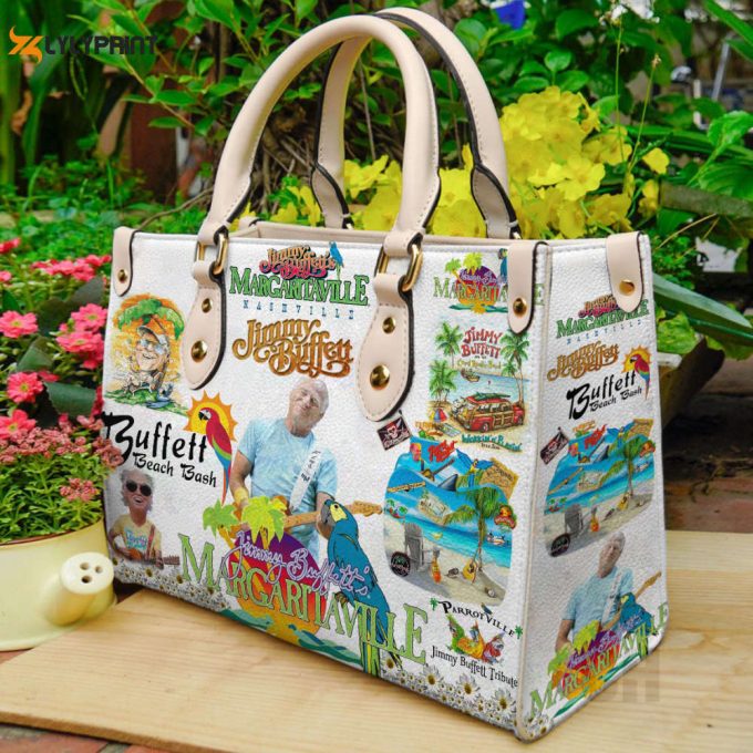 Jimmy Buffett Beach Leather Bag For Women Gift 1